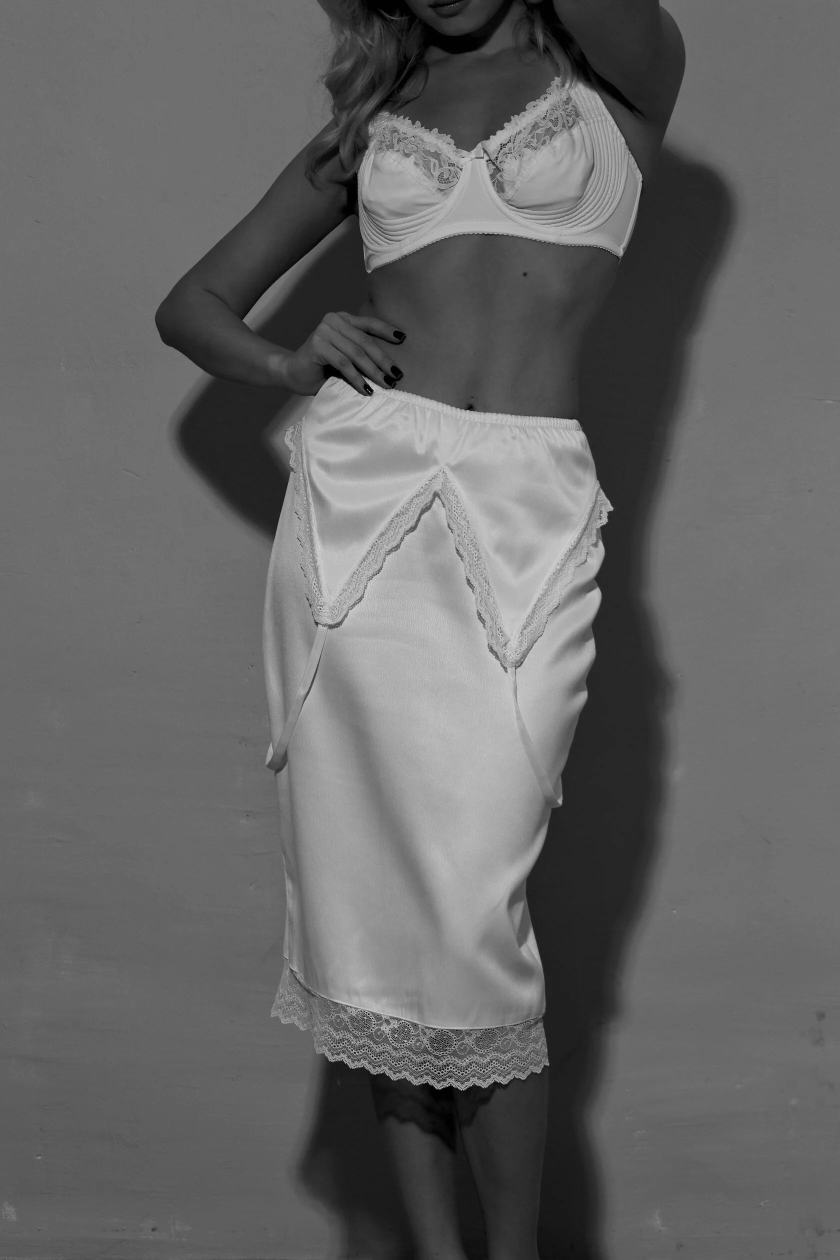 "Protege" Milk Skirt