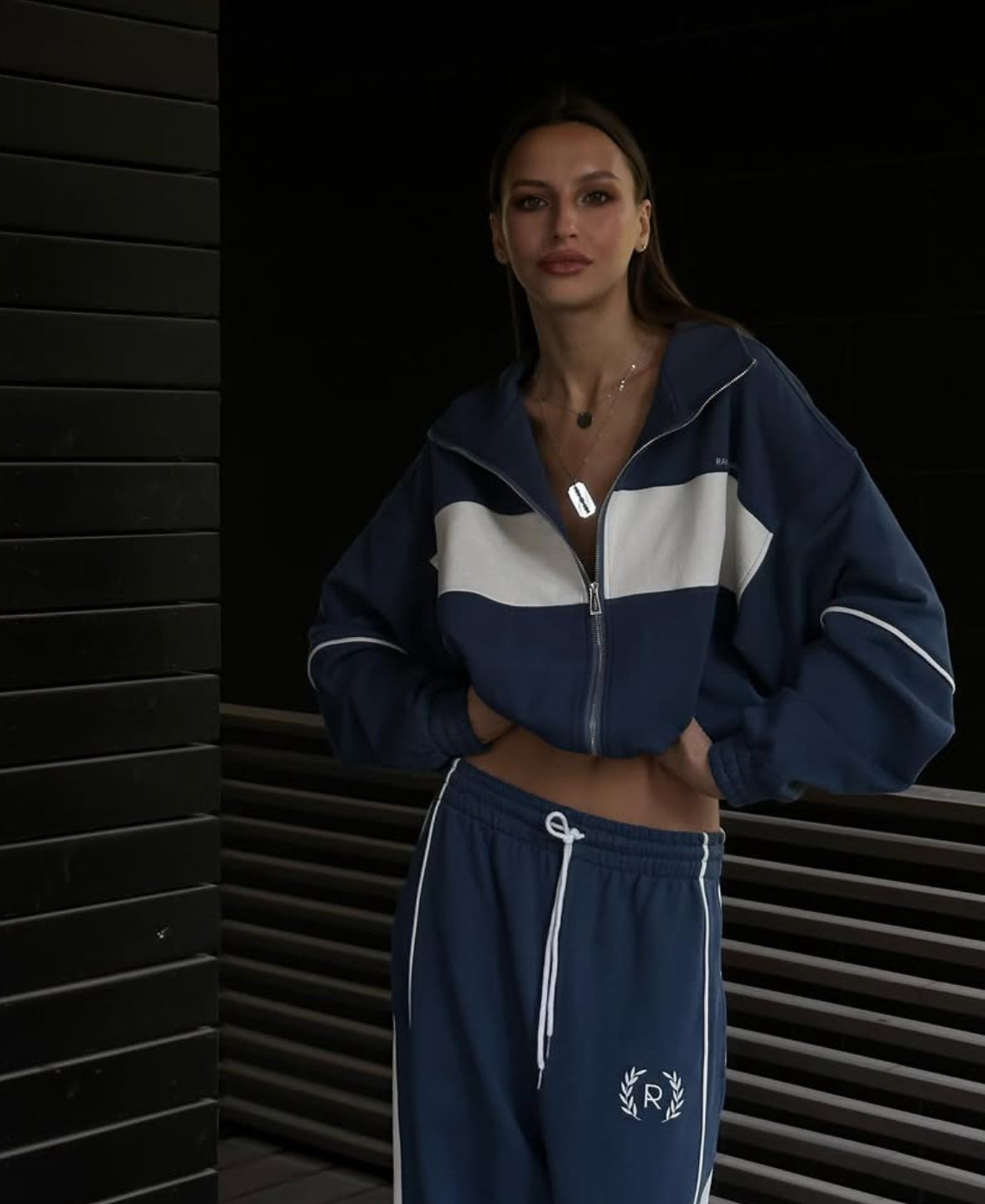 "90s" Blue Tracksuit
