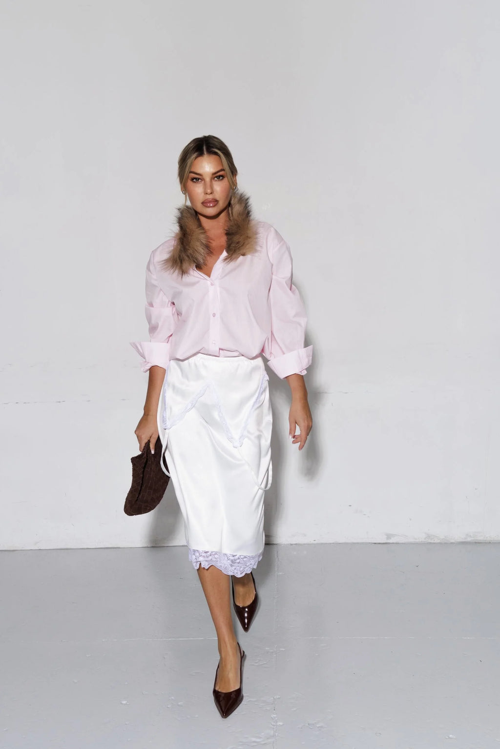 "Protege" Milk Skirt